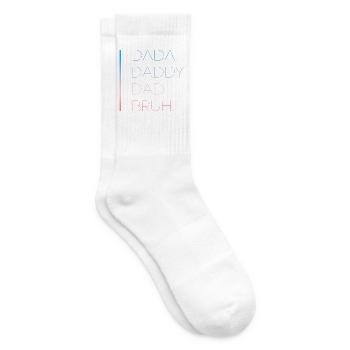 Lustiger Papa zum Vatertag - Tennissocken - Weiß - Rechts