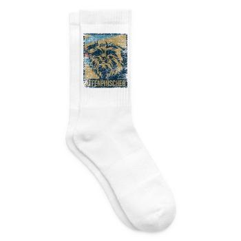 Munterer Affenpinscher Züchter - Tennissocken - Weiß - Rechts