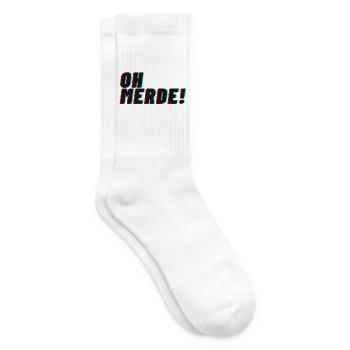 oh merde! - Tennissocken - Weiß - Rechts