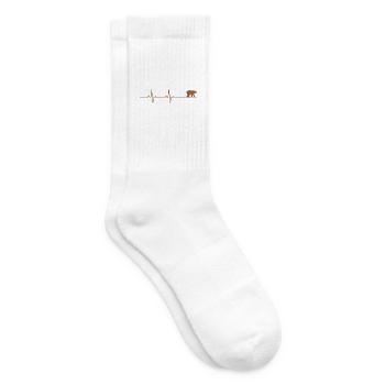 Bärenherzschlag - Tennissocken - Weiß - Rechts