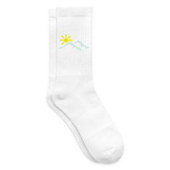 berge - Tennissocken - Weiß - Rechts