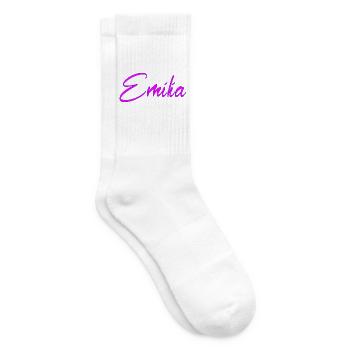 Emilia Neon Script - Tennissocken - Weiß - Rechts