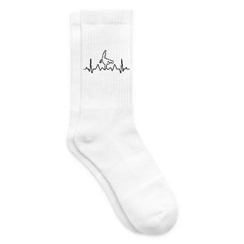 Electro Capoeira - Tennissocken - Weiß - Rechts