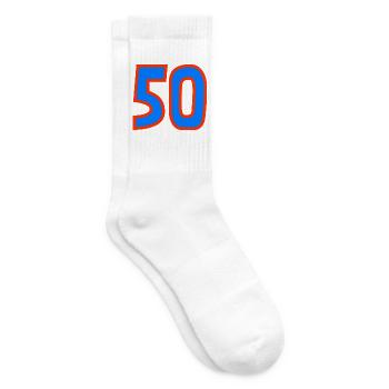 50. 50 JAHRE. 50-JÄHRIGES JUBILÄUM. 50-JÄHRIGES JUBILÄUM. - Tennissocken - Weiß - Rechts