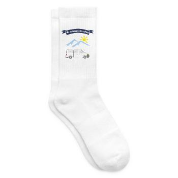 motorhome is calling - Tennissocken - Weiß - Rechts