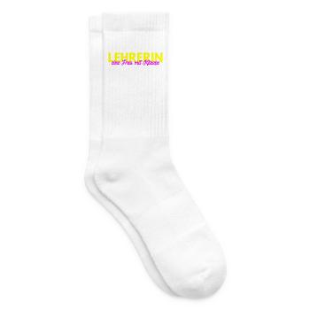 Lehrerin - Tennissocken - Weiß - Rechts