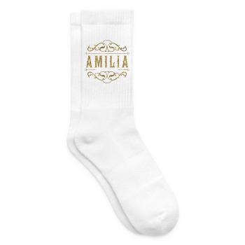 Amilia gold - Tennissocken - Weiß - Rechts