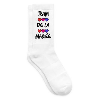 ICH HABE GERADE GEHEIRATET. Junggesellinnenabschied. VALENTINSTAG. PAAR - Tennissocken - Weiß - Rechts