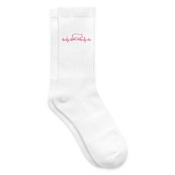 Schwein - Tennissocken - Weiß - Rechts