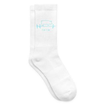Schwein - Tennissocken - Weiß - Rechts