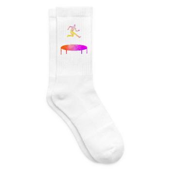 Trampolinspringer Trampolin Trampolin Trampolinspr - Tennissocken - Weiß - Rechts