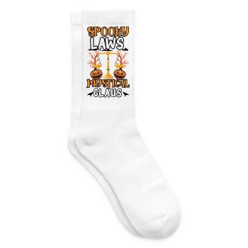 Gespenstische Gesetze Mystische Klausel Gruselige - Tennissocken - Weiß - Rechts