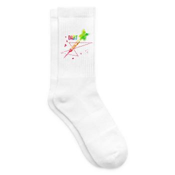 Pfeilschneller Dartpfeil Ligaspieler - Tennissocken - Weiß - Rechts