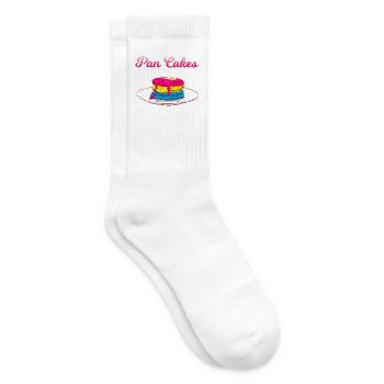 Pan Cakes Pansexual Pansexuelle Fun - Tennissocken - Weiß - Rechts
