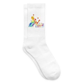 Geschickter Jongleur Zirkusnummer - Tennissocken - Weiß - Rechts