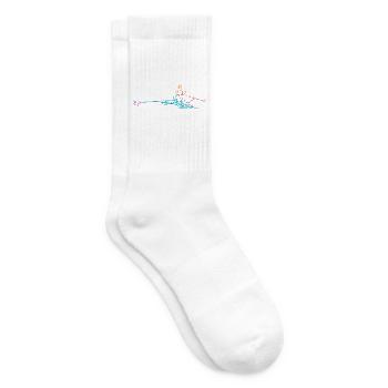 Altehrwürdiger Rudersport Pharaonen - Tennissocken - Weiß - Rechts