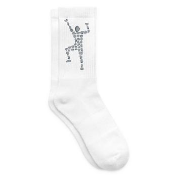 Klettern Klettersteine Bouldern Kletterer - Tennissocken - Weiß - Rechts