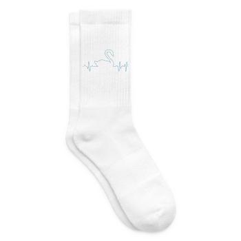 Schwan - Tennissocken - Weiß - Rechts