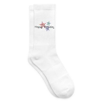 JAHRESTAG. ALLES GUTE ZUM GEBURTSTAG!. ALLES GUTE ZUM GEBURTSTAG!. - Tennissocken - Weiß - Rechts
