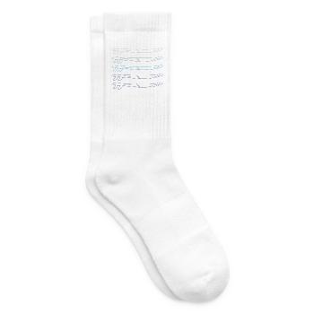 Surfboard Vintage - Tennissocken - Weiß - Rechts