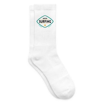 Surfen Surfer Spruch - Tennissocken - Weiß - Rechts