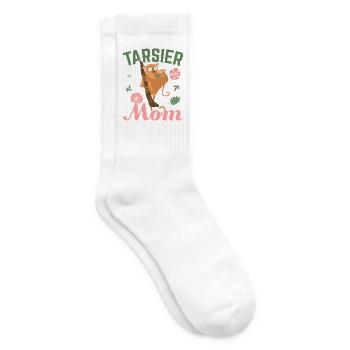 Tarsier Mama Tier Tarsierflüsterer Muttertag - Tennissocken - Weiß - Rechts