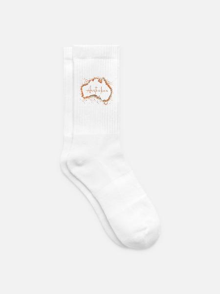 Australien - Tennissocken - Weiß