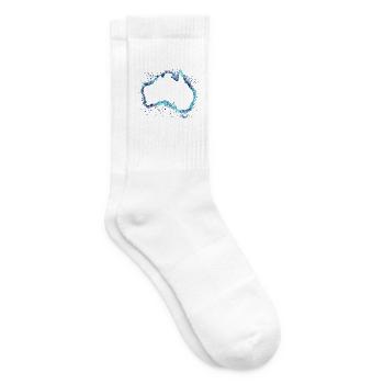 australien - Tennissocken - Weiß - Rechts