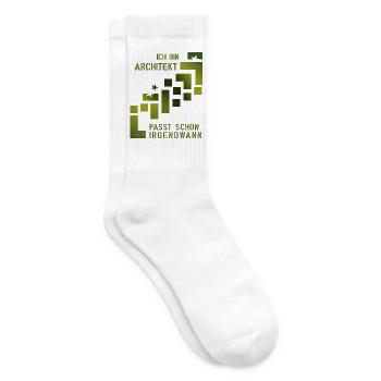 Architekt - Tennissocken - Weiß - Rechts