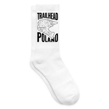 Bestseller Mountainbike T-Shirt Trailhead Polen - Tennissocken - Weiß - Rechts