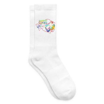 Präziser Armbrustschütze Mittelalter - Tennissocken - Weiß - Rechts