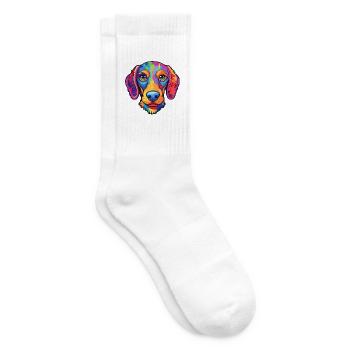 Perro de Presa Mallorquinische Hunderasse Cartoon Kawaii - Tennissocken - Weiß - Rechts