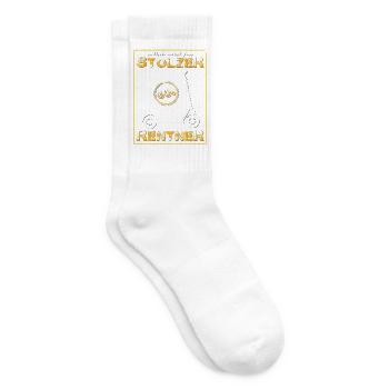 stolzer Rentner Scooter - Tennissocken - Weiß - Rechts