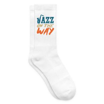 Jazz Geschenk - Tennissocken - Weiß - Rechts