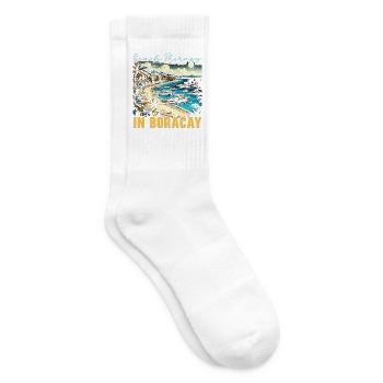 Boracay Philippinen Sommerurlaub Boaracay Beach - Tennissocken - Weiß - Rechts