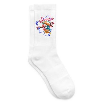 Bärenstarker Sambo Selbstverteidiger - Tennissocken - Weiß - Rechts