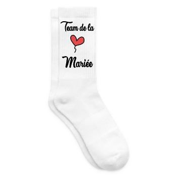 BRAUT-TEAM - Tennissocken - Weiß - Rechts