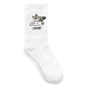 Go to the Limit - Tennissocken - Weiß - Rechts
