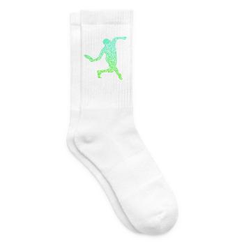 Discgolf Symbole Jungen Disc Golf - Tennissocken - Weiß - Rechts