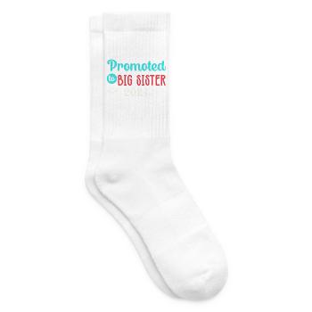 Zur großen Schwester befördert 2023 Große Schweste - Tennissocken - Weiß - Rechts
