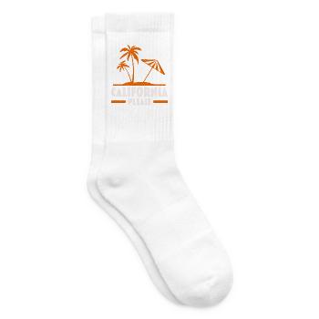 California Please USA Staat Amerika Californian - Tennissocken - Weiß - Rechts