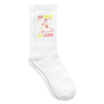 Feuerwehr Mann Der Mann Der Mythos Die Legende - Tennissocken - Weiß - Rechts