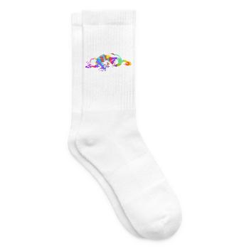 Neugieriges Schnabeltier Australien - Tennissocken - Weiß - Rechts