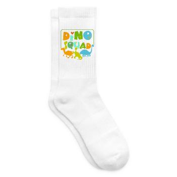 Dino Squad Zukünftiger Paläontologe Dinosaurier Di - Tennissocken - Weiß - Rechts