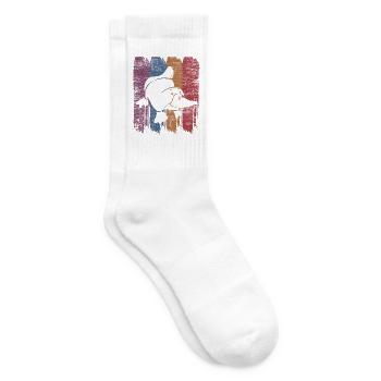 Flinkes Schnabeltier Entenschnabel - Tennissocken - Weiß - Rechts