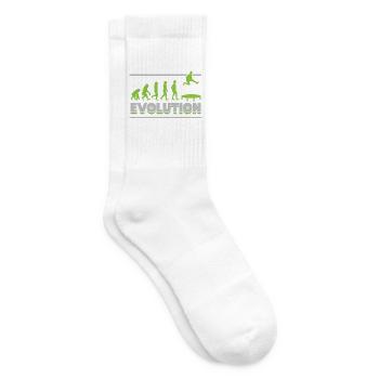 Evolution Trampoliner Trampolin Trampolinspringen - Tennissocken - Weiß - Rechts