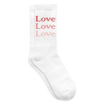PAAR. ICH HABE GERADE GEHEIRATET. Junggesellinnenabschied. VALENTINSTAG. MARIES - Tennissocken - Weiß - Rechts