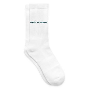 GELIEBTE. VIELEN DANK. DANKE, HERRIN. GESCHENK - Tennissocken - Weiß - Rechts