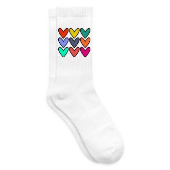 PAAR. ICH HABE GERADE GEHEIRATET. Junggesellinnenabschied. VALENTINSTAG. MARIES - Tennissocken - Weiß - Rechts