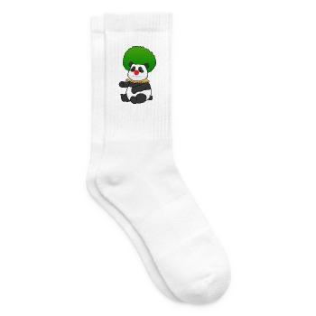 Clown Panda - Tennissocken - Weiß - Rechts